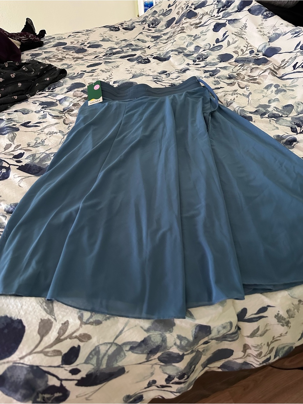 Blue A-Line Women's Skirt Hilara